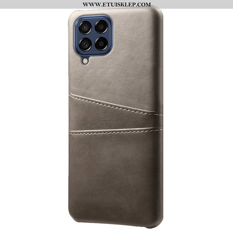 Etui do Samsung Galaxy M53 5G Etui Na Karty Z Efektem Skóry